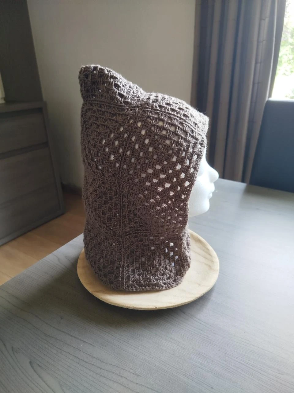 Boné balaclava de crochê – photo 3